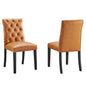 Duchess Vinyl Dining Chair Set of 2 by Modway
