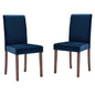 Prosper Upholstered Velvet Dining Side Chair Set of 2 by Modway