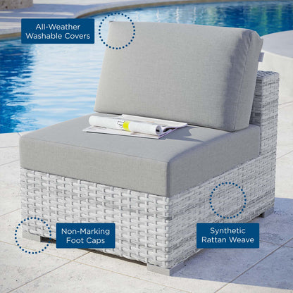 Convene Outdoor Patio Armless Chair by Modway