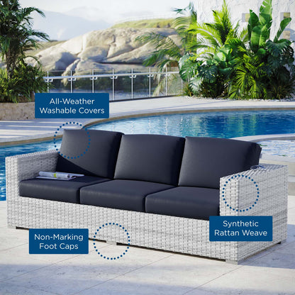 Convene Outdoor Patio Sofa by Modway