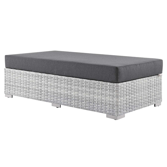 Convene Outdoor Patio Rectangular Ottoman by Modway