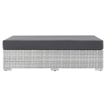 Convene Outdoor Patio Rectangular Ottoman by Modway
