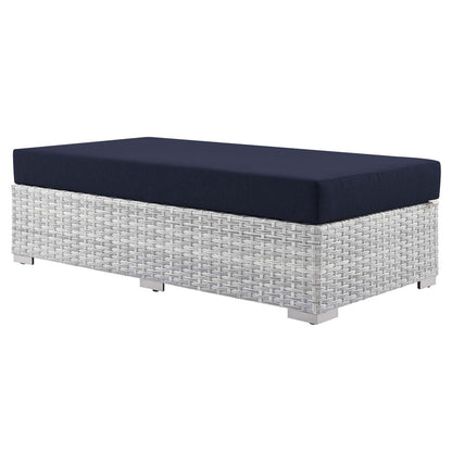 Convene Outdoor Patio Rectangular Ottoman by Modway