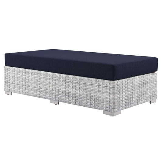 Convene Outdoor Patio Rectangular Ottoman by Modway