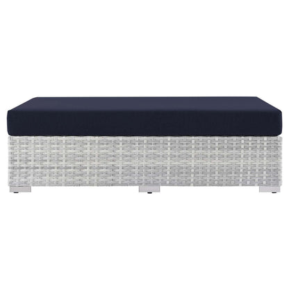 Convene Outdoor Patio Rectangular Ottoman by Modway