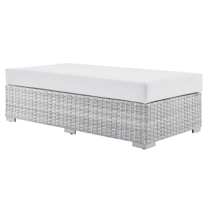 Convene Outdoor Patio Rectangular Ottoman by Modway