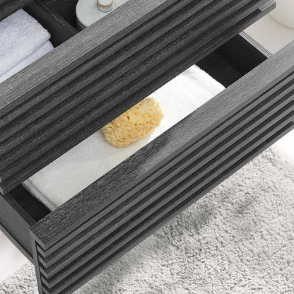 Render 24" Wall-Mount Bathroom Vanity Cabinet (Sink Basin Not Included) by Modway