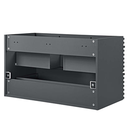 Render 36" Wall-Mount Bathroom Vanity Cabinet (Sink Basin Not Included) by Modway