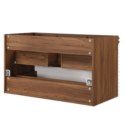Render 36" Wall-Mount Bathroom Vanity Cabinet (Sink Basin Not Included) by Modway
