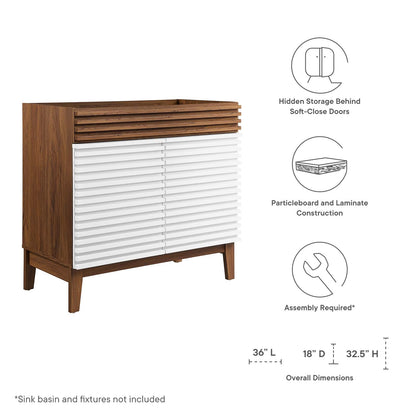 Render 36" Bathroom Vanity Cabinet by Modway