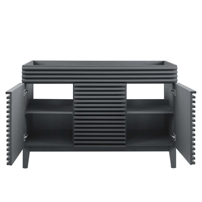 Render 48" Double Sink Compatible (Not Included) Bathroom Vanity Cabinet by Modway