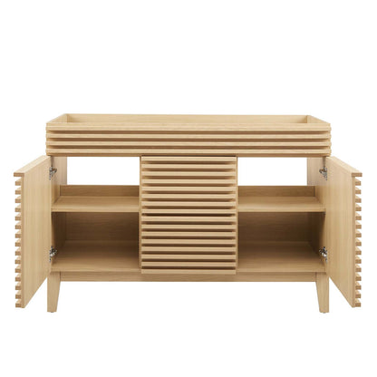 Render 48" Double Sink Compatible (Not Included) Bathroom Vanity Cabinet by Modway