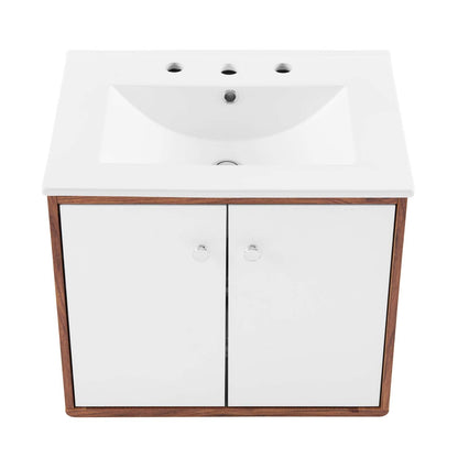 Transmit 24" Wall-Mount Bathroom Vanity by Modway