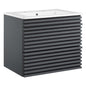 Render 24" Wall-Mount Bathroom Vanity by Modway