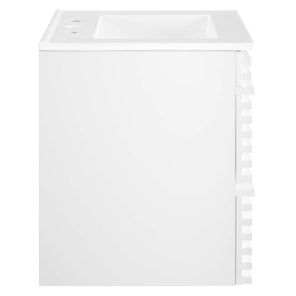 Render 24" Wall-Mount Bathroom Vanity by Modway