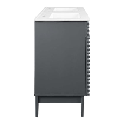 Render 48" Double Sink Bathroom Vanity by Modway