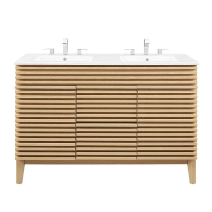 Render 48" Double Sink Bathroom Vanity by Modway