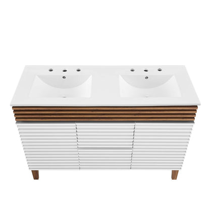 Render 48" Double Sink Bathroom Vanity by Modway