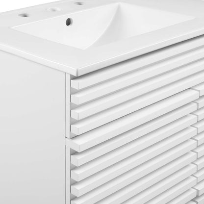 Render 48" Double Sink Bathroom Vanity by Modway