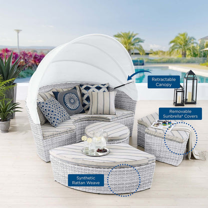 Scottsdale Canopy Sunbrella¨ Outdoor Patio Daybed by Modway