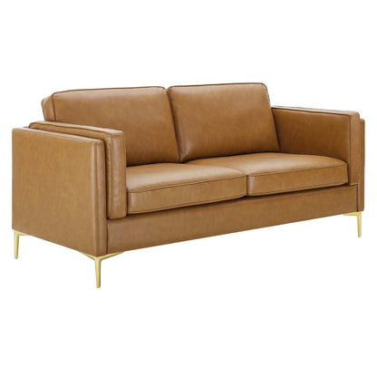 Kaiya Vegan Leather Sofa by Modway