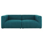 Bartlett 2-Piece Upholstered Fabric Loveseat by Modway