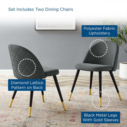 Cordial Dining Chairs Set of 2 by Modway