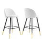 Cordial Fabric Bar Stools Set of 2 by Modway