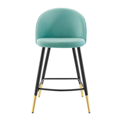 Cordial Performance Velvet Counter Stools Set of 2 by Modway