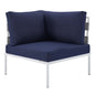 Harmony Sunbrella¨ Outdoor Patio Aluminum Corner Chair by Modway