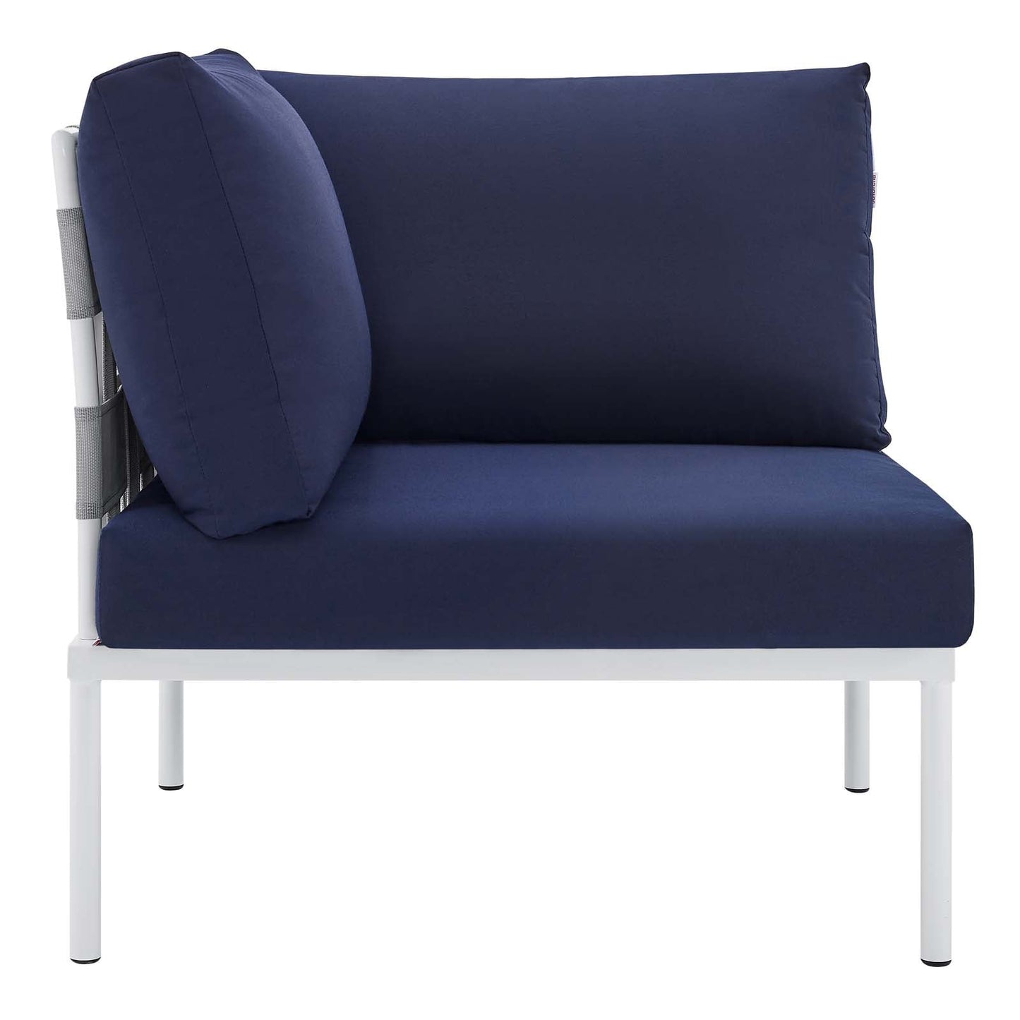 Harmony Sunbrella¨ Outdoor Patio Aluminum Corner Chair by Modway