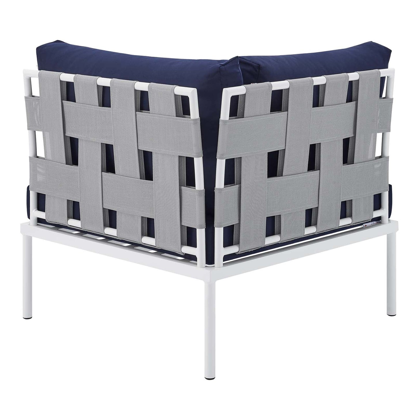 Harmony Sunbrella¨ Outdoor Patio Aluminum Corner Chair by Modway