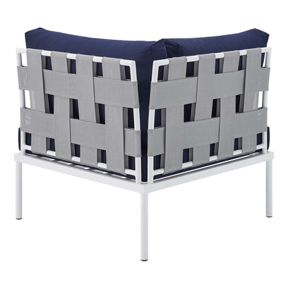 Harmony Sunbrella¨ Outdoor Patio Aluminum Corner Chair by Modway