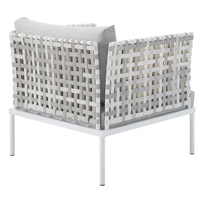 Harmony Sunbrella¨ Basket Weave Outdoor Patio Aluminum Armchair by Modway