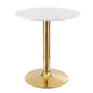 Verne 28" Artificial Marble Dining Table by Modway