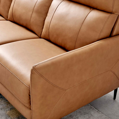 Huxley Leather Sofa by Modway