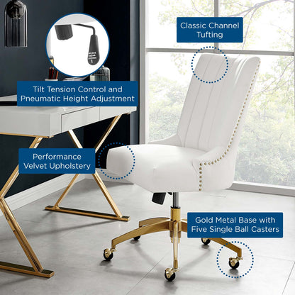 Empower Channel Tufted Performance Velvet Office Chair by Modway