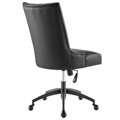 Empower Channel Tufted Vegan Leather Office Chair by Modway