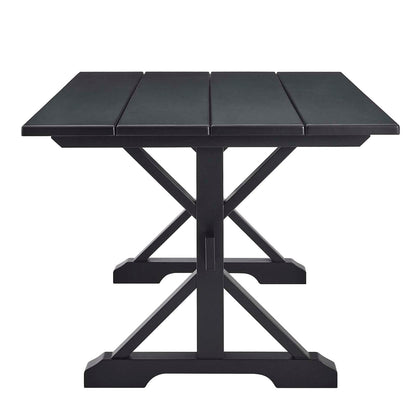 Windchime 71" Wood Dining Table by Modway