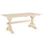 Windchime 71" Wood Dining Table by Modway