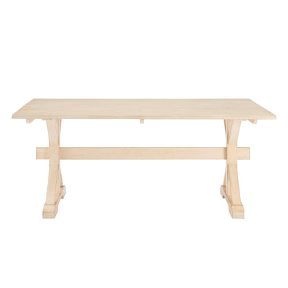 Windchime 71" Wood Dining Table by Modway