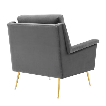 Chesapeake Performance Velvet Armchair by Modway