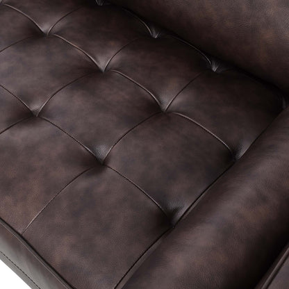 Valour Leather Sofa by Modway