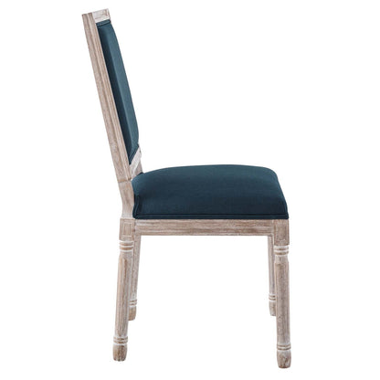 Court French Vintage Upholstered Fabric Dining Side Chair by Modway