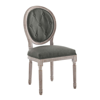 Arise Vintage French Upholstered Fabric Dining Side Chair by Modway