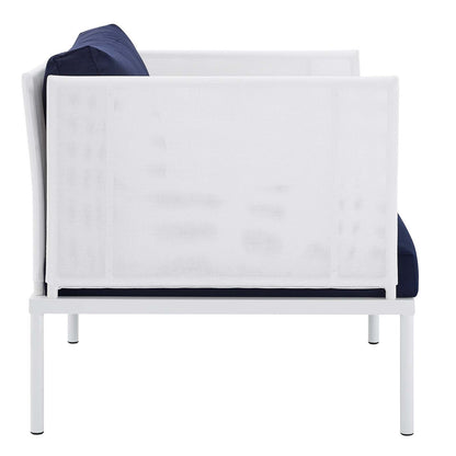 Harmony 3-Piece Sunbrella¨ Outdoor Patio Aluminum Seating Set by Modway