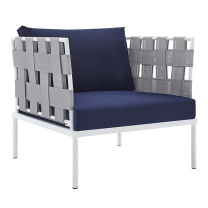 Harmony 3-Piece Sunbrella¨ Outdoor Patio Aluminum Seating Set by Modway