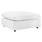 Commix Down Filled Overstuffed Vegan Leather Ottoman by Modway