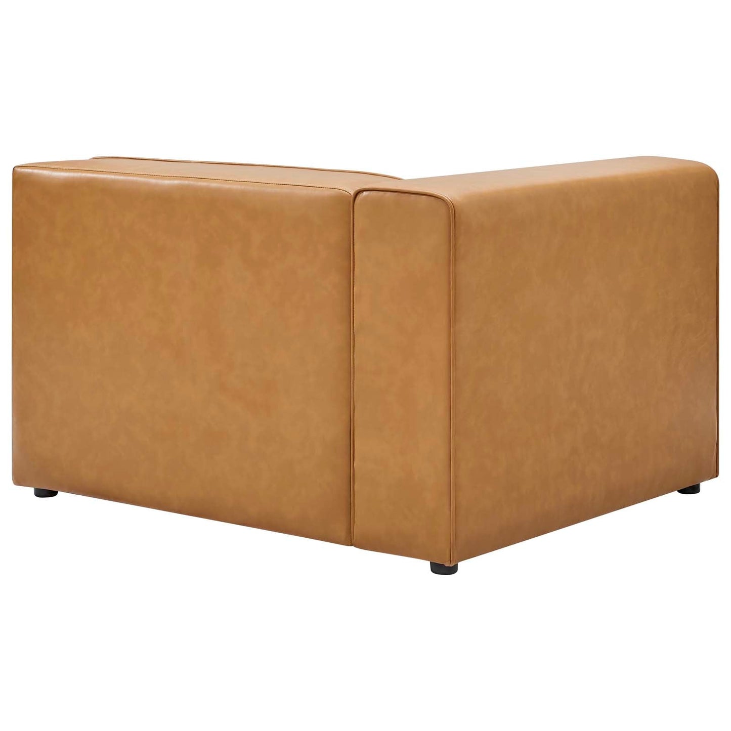 Mingle 4-Piece Vegan Leather Sofa and 2 Ottomans Set by Modway