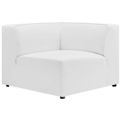 Mingle 5-Piece Vegan Leather Sectional Sofa by Modway